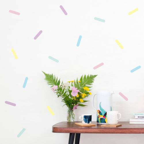 Sprinkles Wall Decals, Plastic-Free Wall Stickers