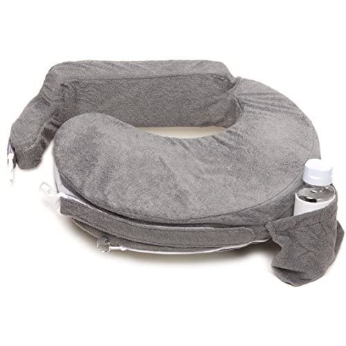 My Brest Friend Deluxe Nursing Pillow, Evening Grey