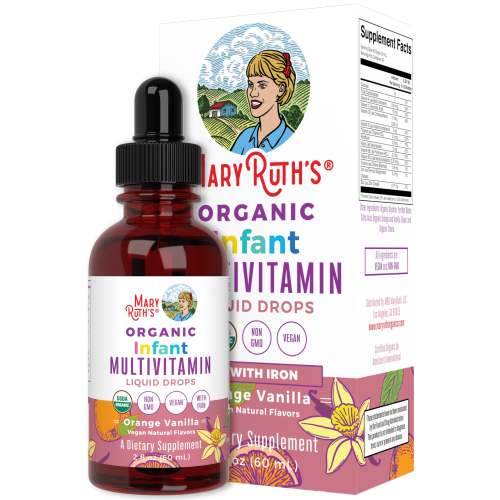 Organic Infant Multivitamin with Iron Liquid Drops

        – MaryRuth Organics