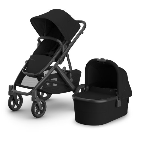 Uppababy Vista V3 With Bassinet James Carbon Black