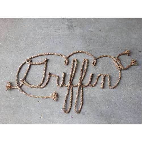 7 LETTER Name Western/Nautical Rope Name Art
