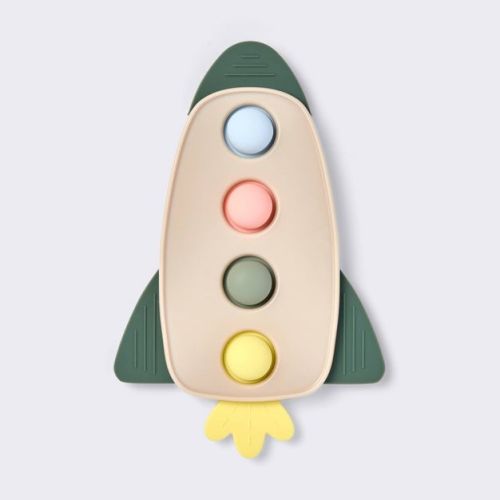Silicone Pop-it Baby Toy - Rocket - Cloud Island™