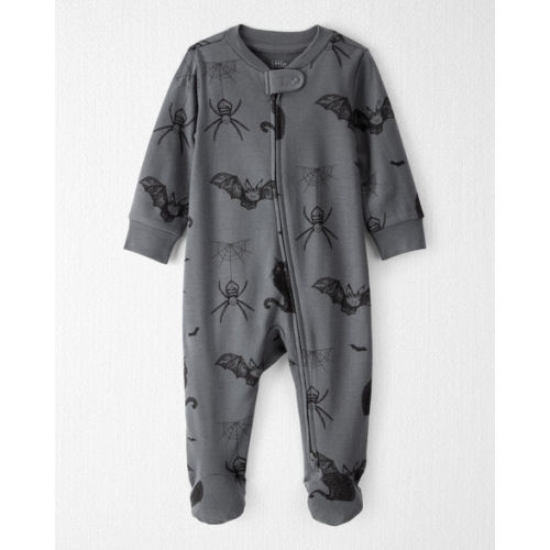 Baby Organic Cotton Sleep & Play Pajamas in Spooky Creatures Print - Little Planet | Carter's