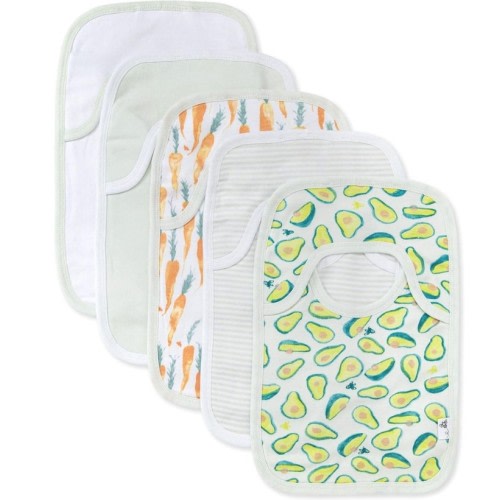 Burt’s Bees Baby Bibs, Lap-Shoulder Drool Cloths