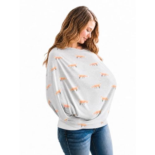 Copper Pearl Nursing Cover for Breastfeeding – Multi-Use Baby Car Seat, Stroller & Breast Feeding Cover Up for Women, Stretchy Breathable for Boy or Girl, Goosie