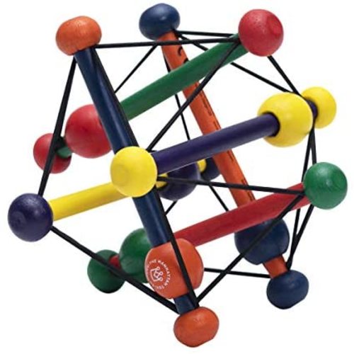 Manhattan Toy Skwish Classic Rattle and Teether Grasping Activity Toy