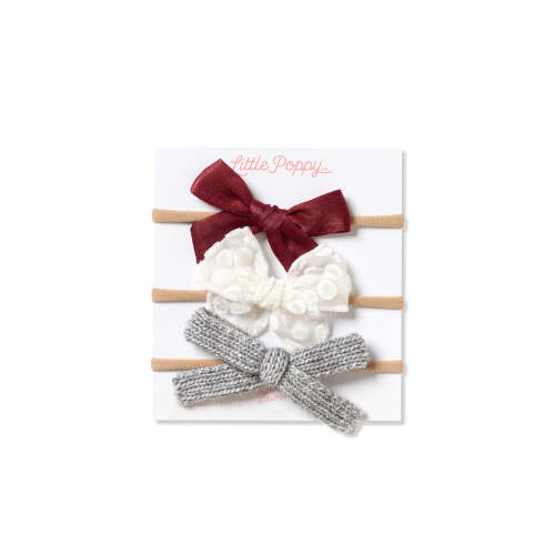 The Katherine Headband Bow Set – Little Poppy Co.