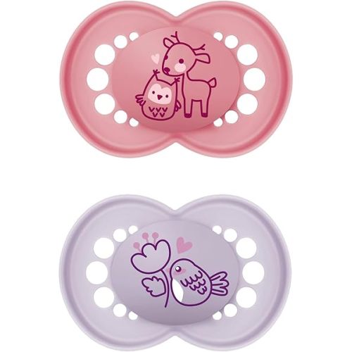 MAM Baby Pacifier, 6-16 Months (Pack of 2)