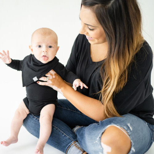 Kyte Baby Bamboo Bandana Bib - Midnight