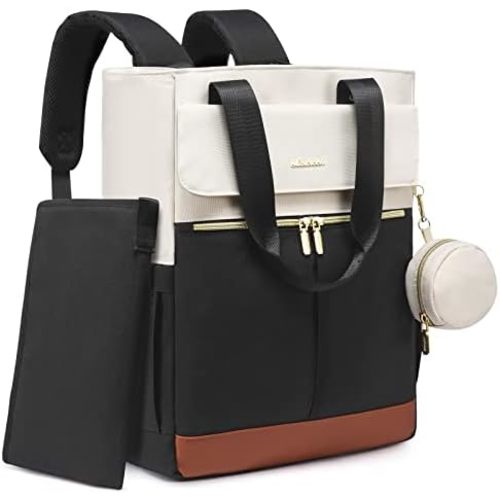 LOVEVOOK Diaper Bag Backpack,Tote Bag with Insulated Pockets Changing Pad