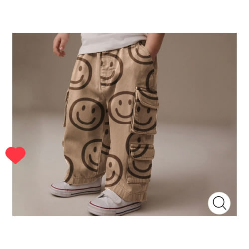 Baby & Kids Smiley Multiple Pockets Pants