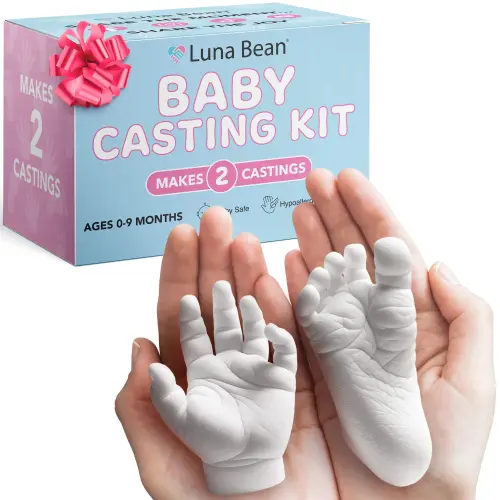 Luna Bean Baby Hand and Foot Casting Kit 2pc – Perfect Gift for New Parents, Baby Showers, Nursery Décor and Maternity - TikTok Shop