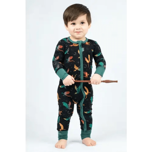 Dreamy Dragons Bamboo Zipper Pajamas for Babies & Toddlers