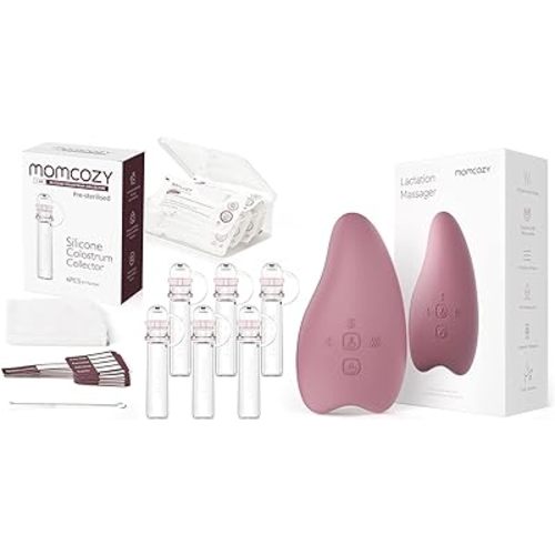 Momcozy Colostrum Collector & Warming Lactation Massager