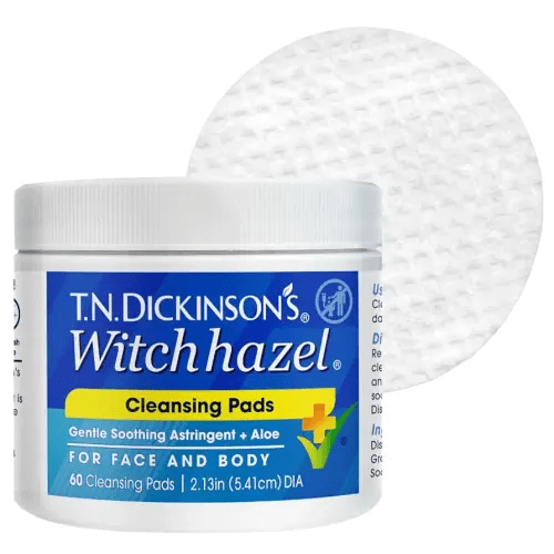 T.N. Dickinson's Witch Hazel Cleansing Pads, 60 Count