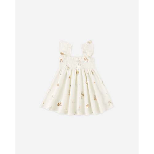 Smocked Jersey Dress Carnival