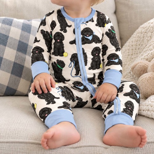 Black Dog Playtime Bamboo Convertible Zippy – Zumbamboo