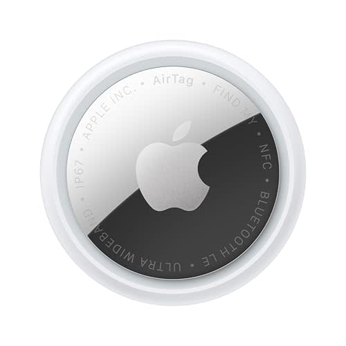 Apple AirTag (2nd Generation): Tracker for Keychain, Wallet, and More; Locator with Sound; Simple One-Tap Setup with iPhone or iPad; Key Finder with up to 1.5X Precision Finding Range