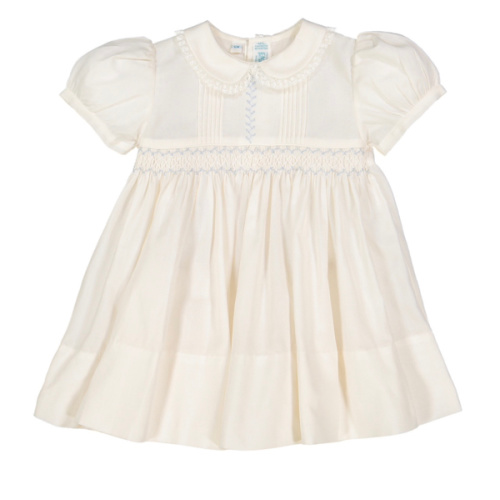 Vintage Smocked Dress For Baby Girl and Toddler I Feltman Brothers