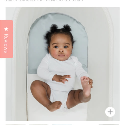 Silk Oval Bassinet Sheet (Snoo only)