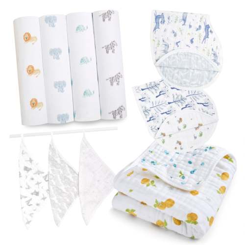 Organic Baby Essentials Bundle | aden + anais Swaddles & Blanket