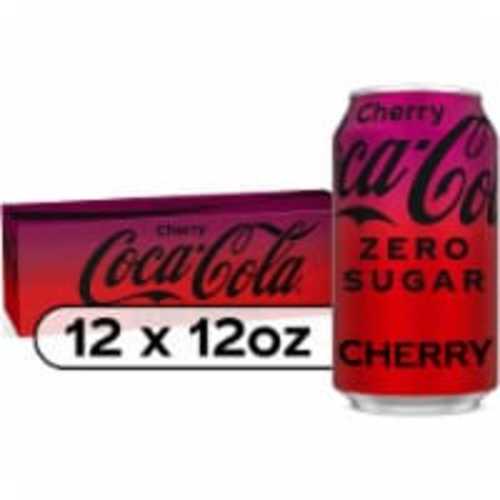 Coca-Cola® Cherry Zero Sugar Soda Cans, 12 pk / 12 fl oz