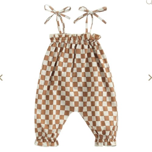Checkerboard Jumpsuit – The Ollie Bee