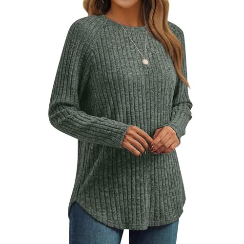 AUTOMET Womens Long Sleeve Shirts Fall Fashion Tops Blouses Dressy Sweaters Tunic Winter Clothes Casual Outfits