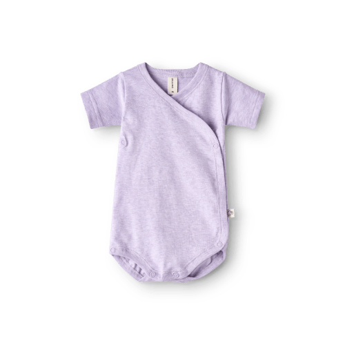 Baby cotton short sleeve wrap bodysuit - $18.99 - Dilling