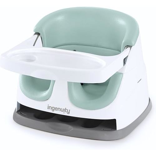 Ingenuity Baby Base 2-in-1 Booster Feeding and Floor Seat with Tray