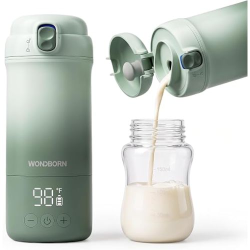 Portable Bottle Warmer Elite, 2.6X Faster, 1°F Control, Easy Clean
