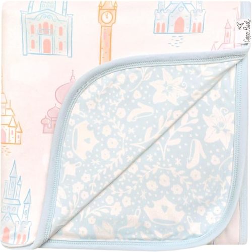 Copper Pearl Jumbo 3-Layer Baby Blanket: Soft Baby Quilts for Boys and Girls | Breathable, Cozy, Toddler Blanket | Baby Quilt for Newborns | 46x46 Premium Polyester/Rayon | Princess Palaces