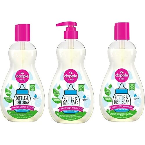 Dapple Baby, Bottle and Dish Soap (Pack of 3)