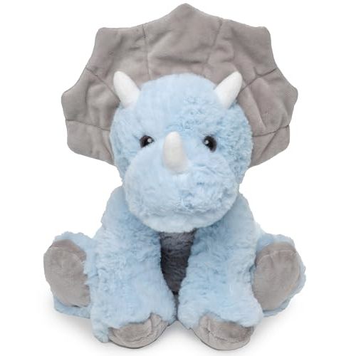 Bearington Tracer The Triceratops Dino Plush, 11.5 Inch Dinosaur Stuffed Animal - Dinosaur Plush - Triceratops Toy