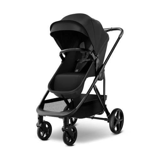 MAMA & BABY 2-in-1 Foldable Infant Stroller with Reversible Seat - Black