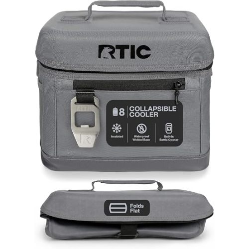 RTIC Everyday Cooler, Soft Sided Portable Insulated Cooling for Lunch, Beach, Drink, Beverage, Travel, Camping, Picnic, for Men and Women