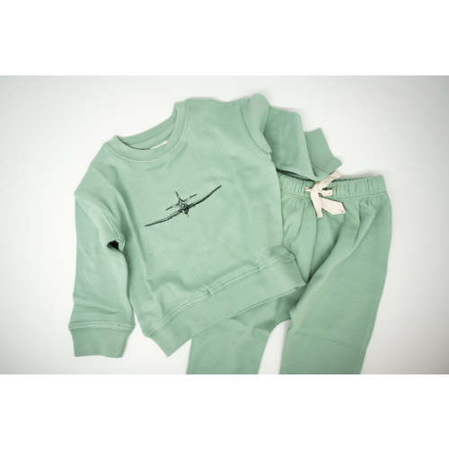 Kids Sea Green Airplane Play Set