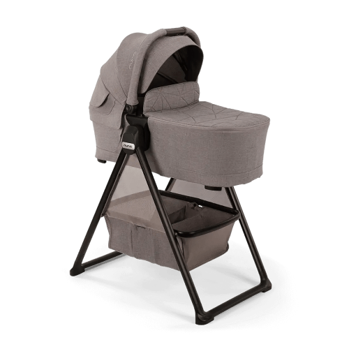 Nuna SWIV & TRIV series bassinet + stand BMW Collection - Umber