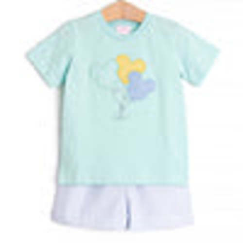 Magic In The Air Applique Short Set, Blue – Stitchy Fish