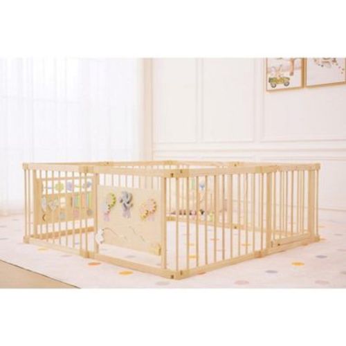 Avenlur Wooden Baby Playpen Add-On Panels, 2-Pack Expansion Kit, 31.5 x 24 in, Compatible with Avenlur Play Yards
