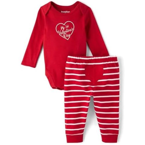 The Children's Place Baby Boys And Newborn Bodysuit and Pants, 2 Piece Playwear Outfit