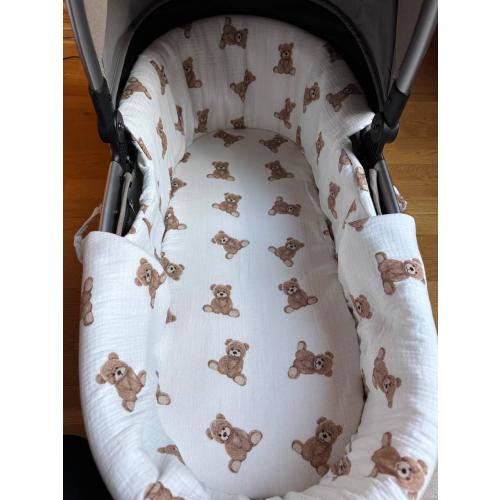Baby Basket Bassinet Sheet | Cover for the stroller basket | Mini Nursery Bedding | Neutral Crib Sheet | Sheet for the stroller cradle