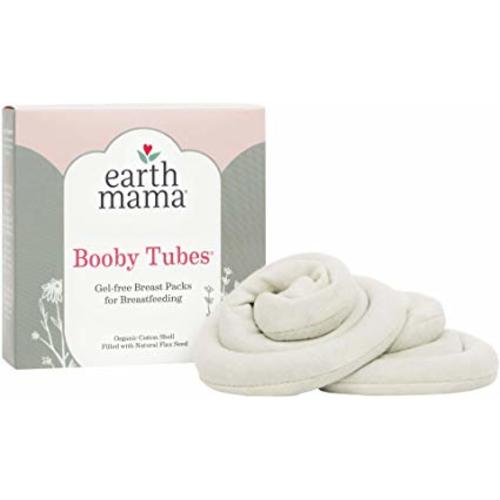 Booby Tubes by Earth Mama | Hot and Cold Nursing Packs for Breastfeeding and Sore Breasts, 4.2-Ounce