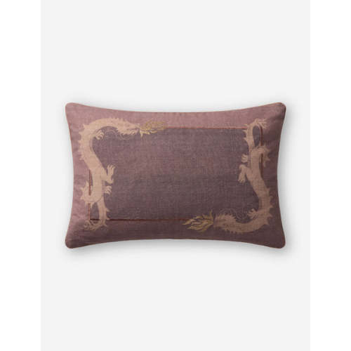 Dragon Embroidered Pillow by Brigette Romanek x Loloi
