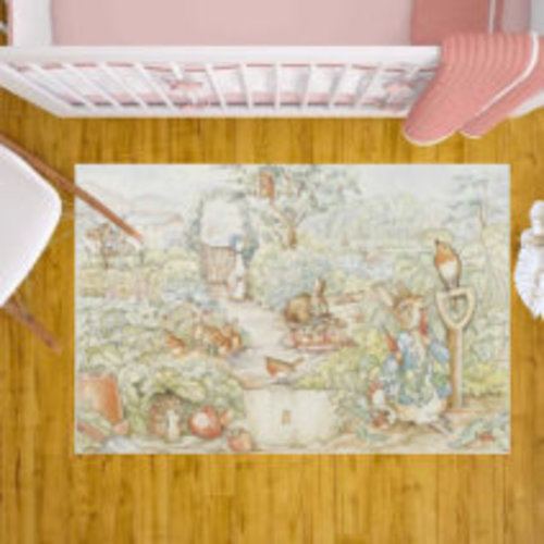 Beatrix Potter Peter and Friends 6 x 4 Rug | Zazzle