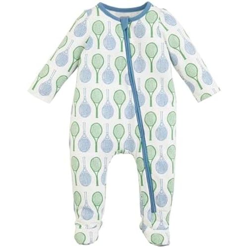 Mud Pie Baby Boys' Mud Pie Boys Tennis Print Sleeper