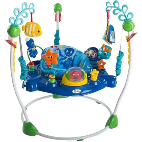 Baby Einstein Neptune's Ocean Discovery Activity Baby Jumper Activity Center, Ages 6 Months +, Max Weight 25 lbs., Unisex