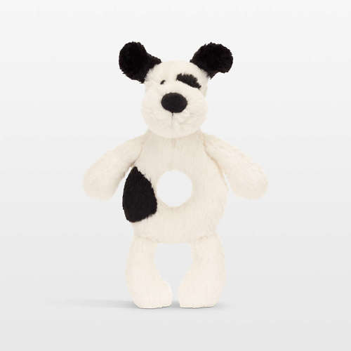 Jellycat ® Rufferty Puppy Plush Baby Rattle