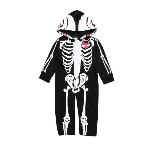 Baby Skeleton Print Halloween Romper Onesie | 3M–3Y – Baby Sleep Better