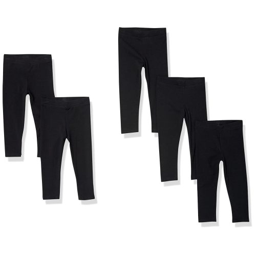 Amazon Essentials Girls and Toddlers' Leggings, Multipacks